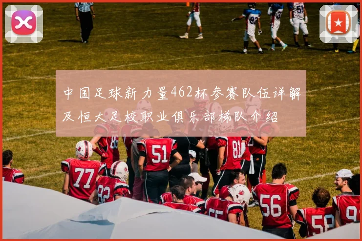 中国足球新力量462杯参赛队伍详解及恒大足校职业俱乐部梯队介绍